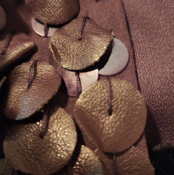 Ellen Tracy  plum 100% silk blouse - Picture 3 of 10